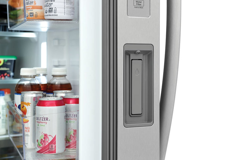 Frigidaire Gallery 36\" 26 Cu. Ft. Side-by-Side Refrigerator - Stainless Steel - GRSN2620AF