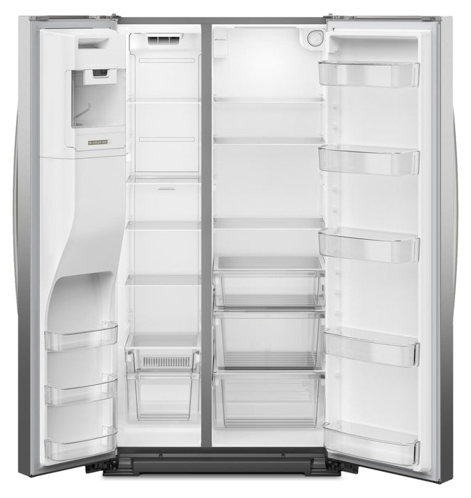 Whirlpool 36\" 21 Cu. Ft. Side-by-Side Refrigerator - Fingerprint-Resistant Stainless - WRSC5536RZ