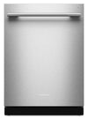 KitchenAid 24\" 44 dBA Dishwasher with 360° Max Jets™ Third Rack -PrintShield Stainless Steel - KDTS424SPS 
