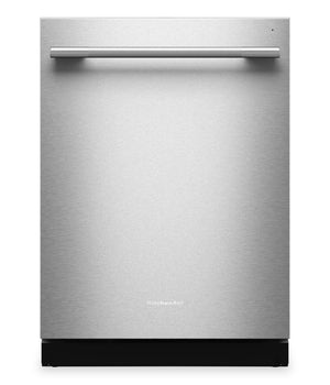 KitchenAid 24” 47 dBA Built-In Top Control Dishwasher - PrintShield™ Stainless Steel - KDTS224SPS