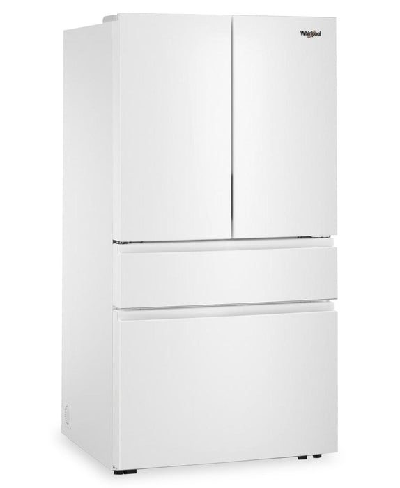 Whirlpool 36\" 30 Cu. Ft. French Door Refrigerator – White - WRMF3336SW