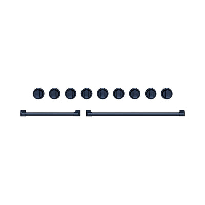 Thor Kitchen Handle and Knob Set for 48” Range in Gun Metal Blue - CKA-RG48-BLU | Ensemble de poignées et de boutons Thor Kitchen bleu métallisé pour cuisinière de 48 po - CKA-RG48-BLU | RG48KBLU