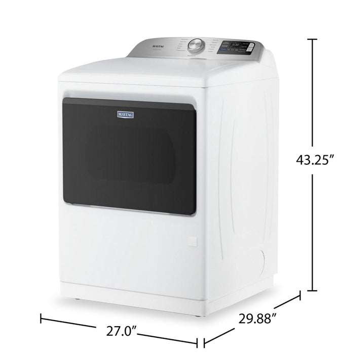 Maytag 7.4 Cu. Ft. Pet Pro Top Load Gas Dryer - White - MGD7205RW