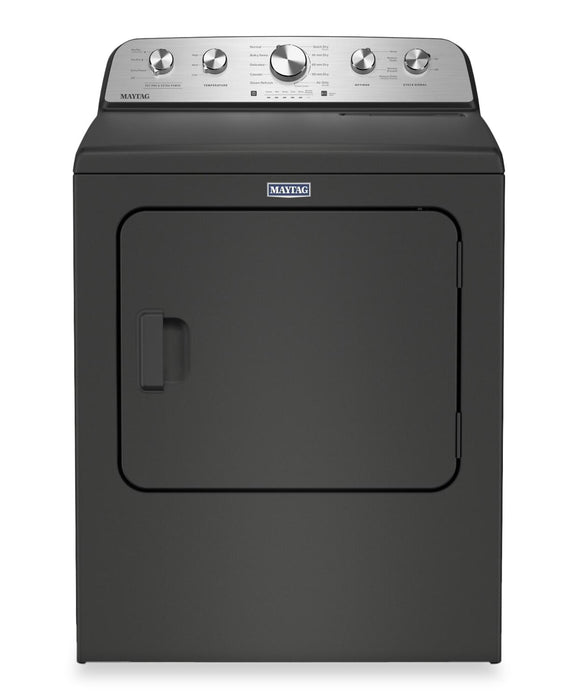 Maytag 5.4 Cu Ft. Top Load Washer with Pet Pro and 7.0 Cu Ft. Gas Dryer – Volcano Black 