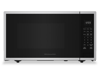 KitchenAid 1.5 Cu. Ft. Countertop Microwave with Air Fry - PrintShield Stainless Steel - KMCS522SPS | Four à micro-ondes de comptoir KitchenAid de 1,5 pi3 avec friture à air - acier inoxydable PrintShieldMC - KMCS522SPS