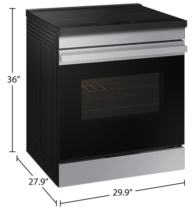 Samsung 6.3 Cu. Ft. Smart Induction Slide In Range - Stainless Steel - NSI6DG9100SRAC