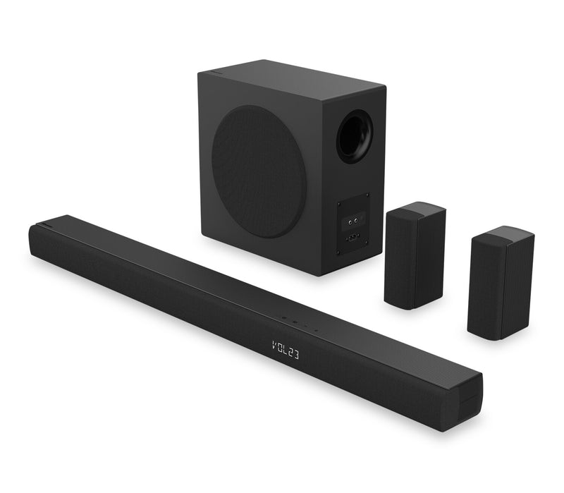 HISENSE 5.1 CH Dolby Audio DTS Virtual:X Soundbar with Wireless 540W Subwoofer and Rear Speakers(HS5100)