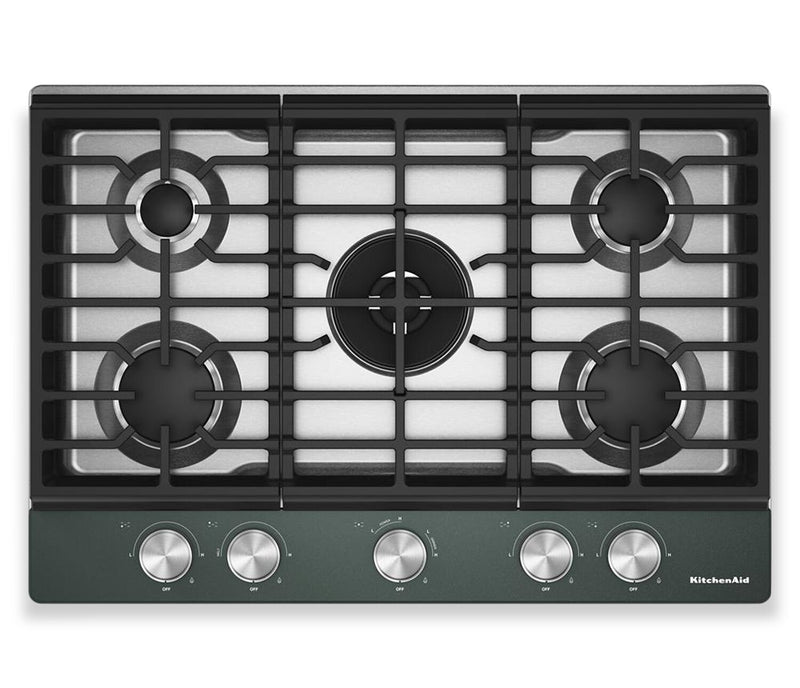  KitchenAid Gas-on-Metal Cooktop with CookShield Finish - Juniper - KCGK730SJP