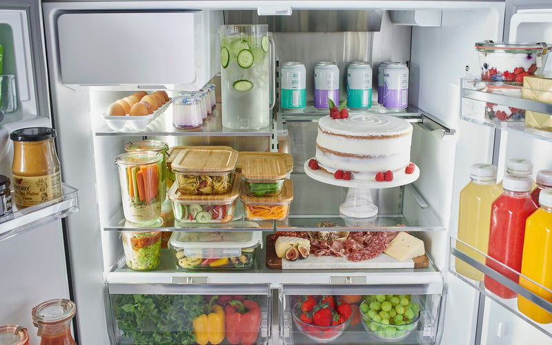Bosch 500 Series 36\" 26 Cu. Ft. French-Door Refrigerator - Black Stainless Steel - B36FD52SNB 
