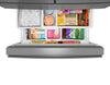 Whirlpool 36" 30 Cu. Ft. French Door Refrigerator – Fingerprint Resistant Stainless Steel - WRMF3336SZ | Réfrigérateur Whirlpool de 30 pi3 et de 36 po à portes françaises - acier inoxydable résistant aux traces de doigts - WRMF3336SZ