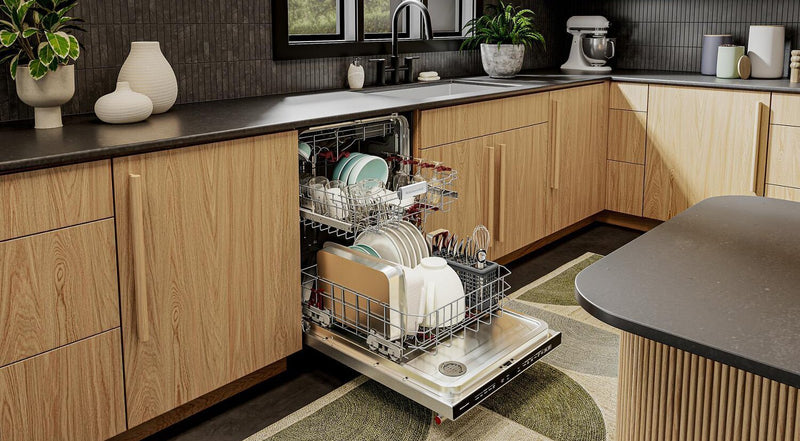 KitchenAid 24” 47 dBA Built-In Top Control Dishwasher - PrintShield™ Stainless Steel - KDTS224SPS