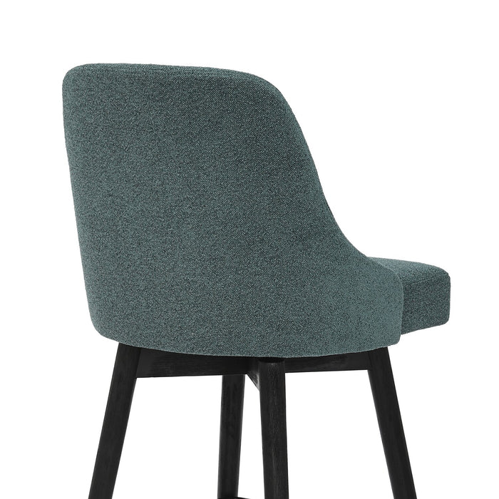 Nash Counter-Height Swivel Bar Stool - Blue