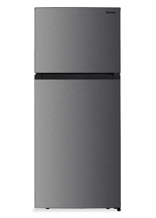 Danby 27” 18 Cu. Ft. Top Mount Refrigerator – Stainless Steel Look - DFF176B1SLDB