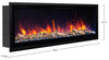 Ceres 65" Black Diamond Electric Fireplace – Black  | Foyer électrique Ceres de la collection Black Diamond de 65 po - noir  | CER65FIR