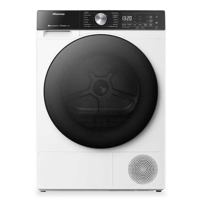 Hisense 3.1 Cu. Ft. Front Load Washer and 4.5 Cu. Ft. Dryer with Ventless Heat Pump Technology - White 