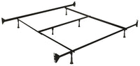 Queen/King Bed Frame with Headboard/Footboard Brackets 