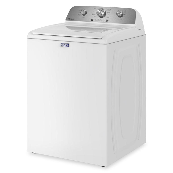 Maytag 4.8 Cu. Ft. Top Load Washer and 7.0 Cu. Ft. Gas Dryer with Wrinkle Prevent Option – White 