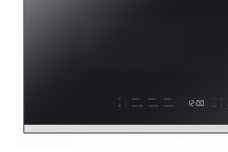 Samsung 2.1 Cu. Ft. Over-the-Range Microwave with 400 CFM and Glass Touch Control - White Glass - ME21DB650012AC