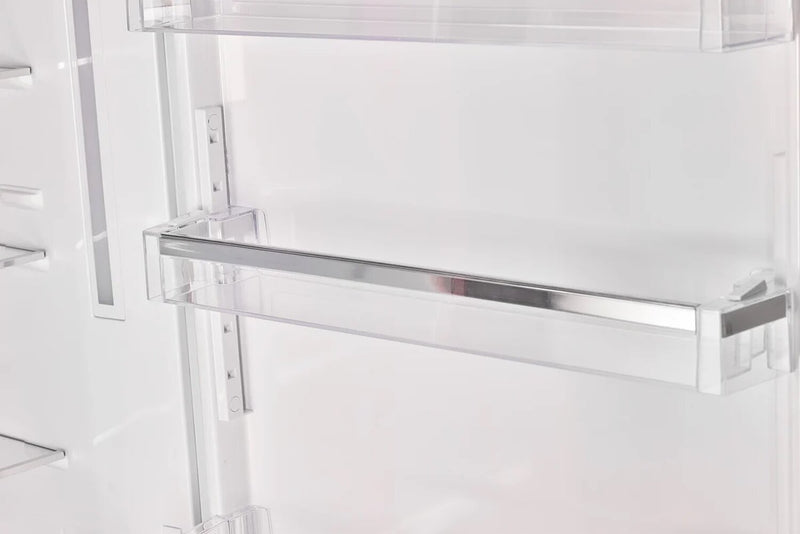 Unique Classic Retro 28\" 17 Cu Ft. Bottom Mount Refrigerator - White - UNQ-455L W AC