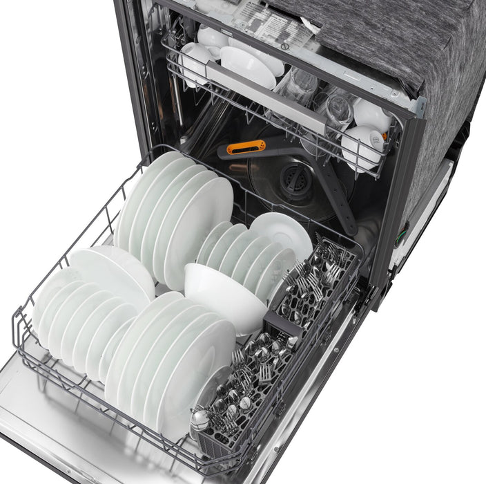 LG 24\" 46 dBA Built-In Top-Control Dishwasher with QuadWash® - Black Stainless Steel -LDNPQ555D