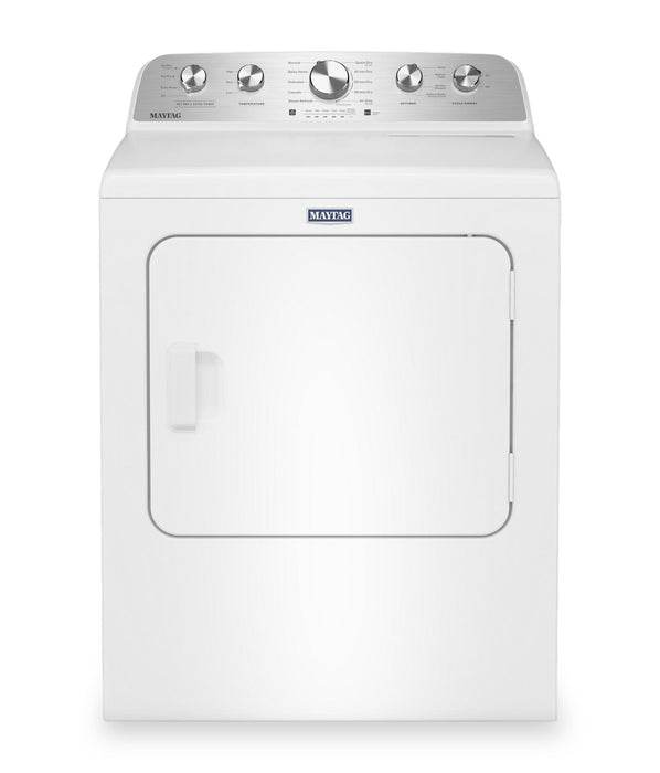 Maytag 5.4 Cu Ft. Top Load Washer with Pet Pro and 7.0 Cu Ft. Gas Dryer – White 