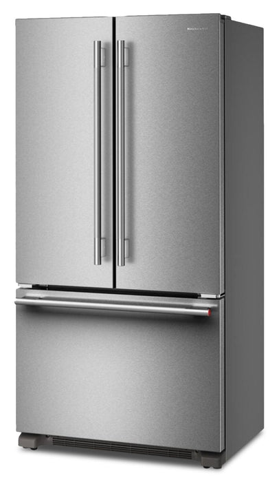 KitchenAid 36\" 22 Cu. Ft. French Door Refrigerator - PrintShield Stainless Steel - KRFC136TPS