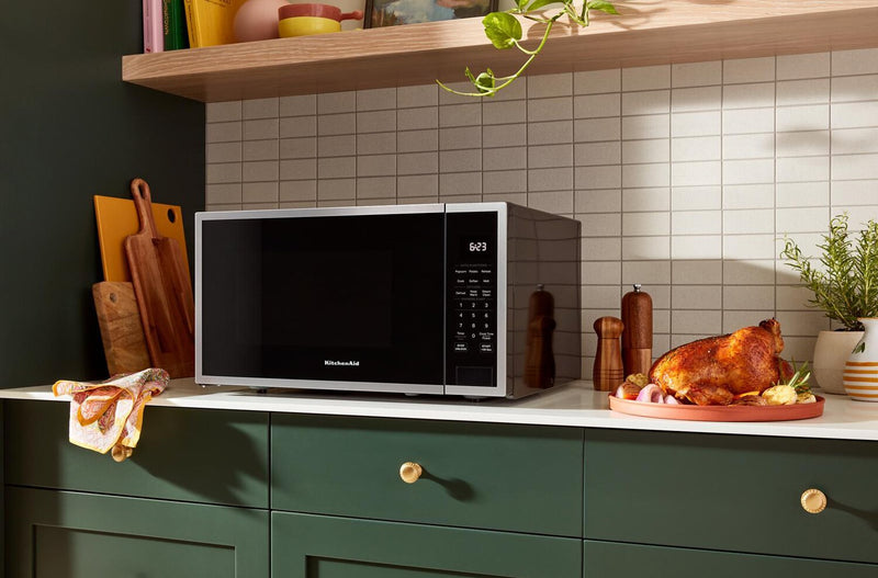 KitchenAid 1.6 Cu. Ft. Countertop Microwave – PrintShield Stainless Steel - YKMCS122SPS