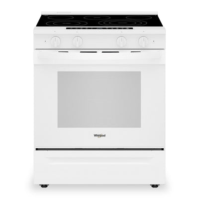 Whirlpool 5.3 Cu. Ft. Electric Range with Air Fry and WipeClean™ Coating - White - YWSES7530RW | Cuisinière électrique Whirlpool de 5,3 pi3 avec friture à air et revêtement WipeCleanMC - blanc - YWSES7530RW | YWSES75W