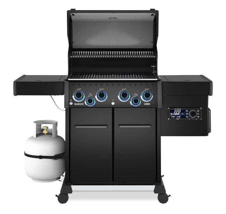 Baron 490 Pro Shadow 65,000-BTU Propane Gas Grill – Black - 674144