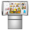 Whirlpool 36" 29 Cu. Ft. French Door Refrigerator – Fingerprint-Resistant Stainless Steel - WRMF3636SZ | Réfrigérateur Whirlpool de 29 pi3 et de 36 po à portes françaises - acier inoxydable résistant aux traces de doigts - WRMF3636SZ