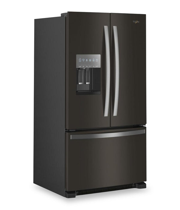 Whirlpool 36\" 25 Cu. Ft. French-Door Refrigerator with Ice and Water Dispenser - WRFF3436RV