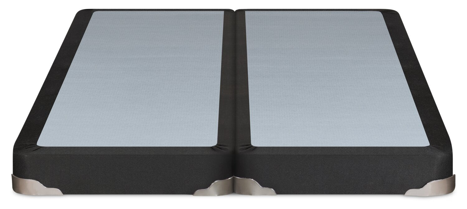 Platform Split Box Spring Queen Springwall Advance Low-Profile Split Queen Boxspring Set - Black - The ...