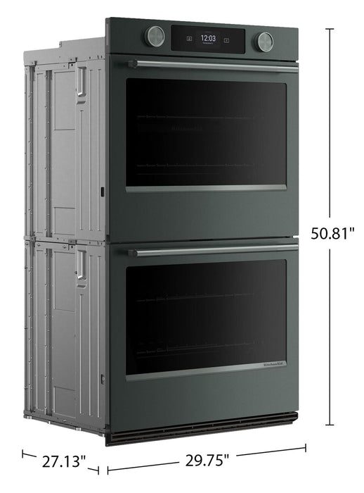 KitchenAid 30\" Smart Electric Double Wall Oven - Juniper - KOED730SJP