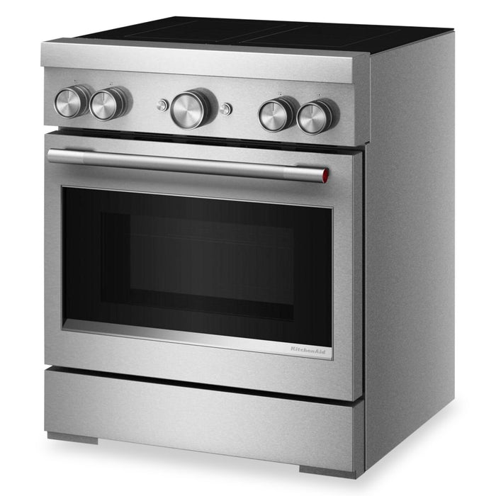 KitchenAid 30\" 4.1 Cu. Ft. Freestanding Convection Range with No Preheat Air Fry - Stainless Steel - KFIS930SSS