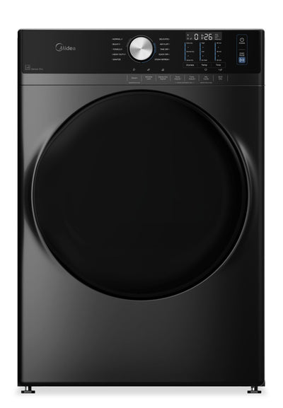 Midea 8.0 Cu. Ft. Tumble Dryer with Steam Care - Grey - MLHE52S7AGG | Sécheuse Midea de 8,0 pi3 avec culbutage et Steam Care - gris - MLHE52S7AGG