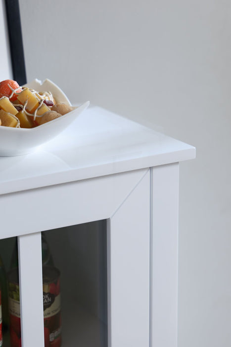 Tessa 31.5\" Storage Accent Cabinet – White 