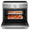 KitchenAid 36" 5.1 Cu. Ft. Freestanding Induction Range with No Preheat Air Fry – Stainless Steel - KFIS936SSS | Cuisinière à induction KitchenAid de 5,1 pi3 et de 36 po avec friture à air sans préchauffage - acier inoxydable - KFIS936SSS