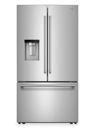 Maytag 36" 30 Cu. Ft. French Door Refrigerator - Stainless Steel - MRFF5336TZ | Réfrigérateur Maytag de 30 pi³ à portes françaises de 36 po – acier inoxydable – MRFF5336TZ