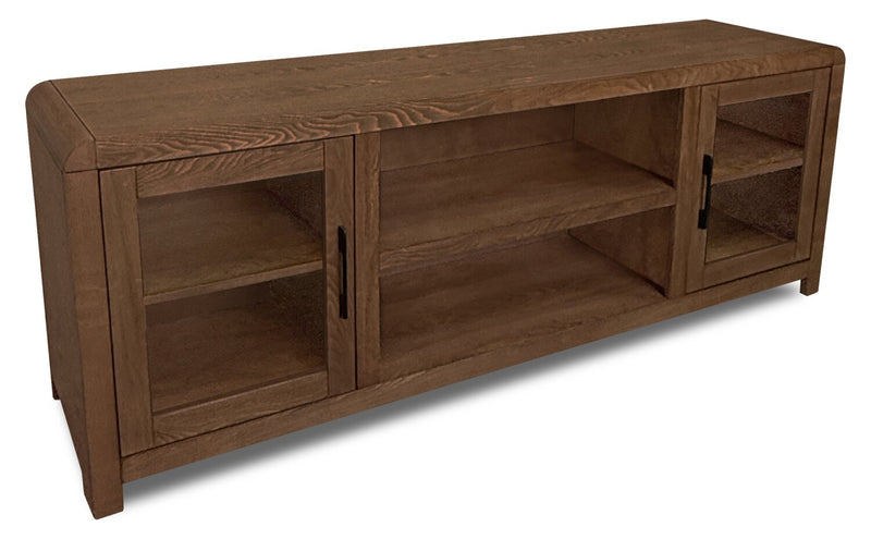Garrison 72\" Modern TV Stand with Storage and Cable Management for TV’s up to 80\" – Dark Brown 