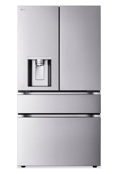 LG 36" 29 Cu. Ft. Standard-Depth MAX® 4-Door French-Door Refrigerator - LF29S9730S | Réfrigérateur LG MAXMC à 4 portes de 29 pi³ et de 36 po à profondeur standard - LF29S9730S