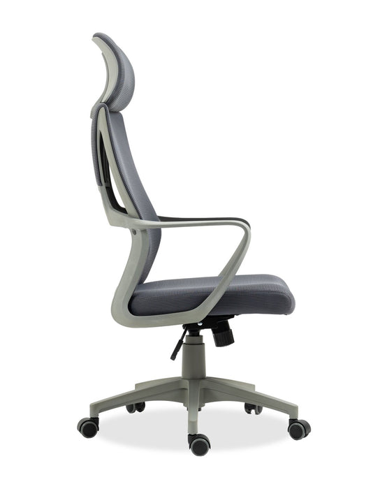 Bennet 24.4\" Adjustable Mesh Office Chair – Grey