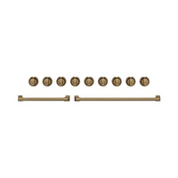 Thor Kitchen Handle and Knob Set for 48” Range in Brushed Bronze - CKA-RG48-BRZ