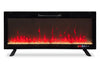Mirage 48\" Modern Electric Fireplace - Black
