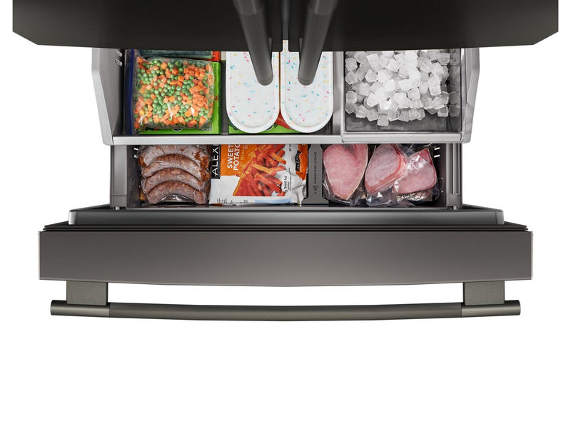 KitchenAid Counter-Depth French Door Refrigerator with Internal Water Dispenser – Black Ore - KRFC336SBE