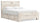 ["Derekson Storage Bed with 2 Built-In Side Drawers, Rustic White - Full Size"]