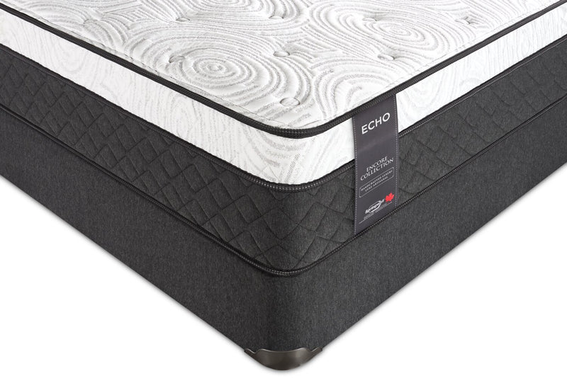 Springwall Encore Echo Eurotop Firm Queen Mattress Set