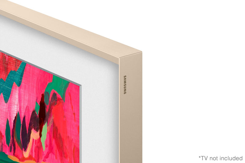 Samsung Customizable Bezel for 85\" The Frame Pro TV - Beveled Sand Gold