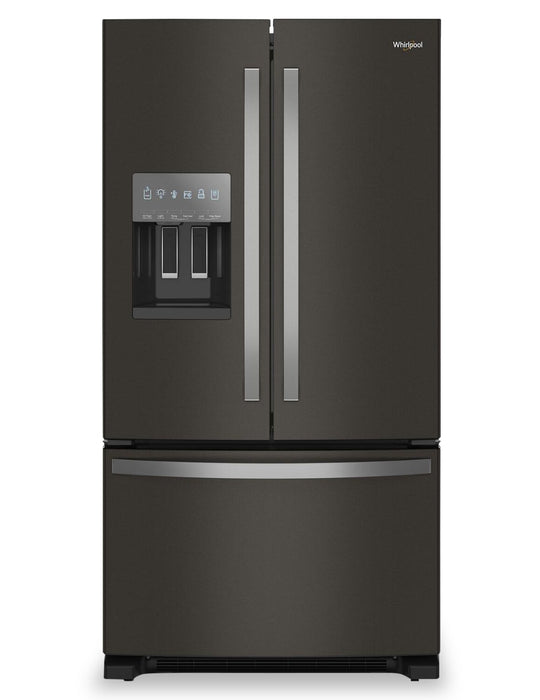 Whirlpool 36\" 25 Cu. Ft. French-Door Refrigerator with Ice and Water Dispenser - WRFF3436RV