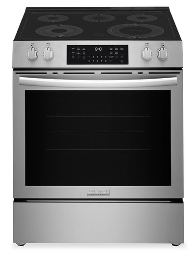 Frigidaire Gallery 5.3 Cu. Ft. Electric Range with Total Convection – Stainless Steel - GCFE305CBF | Cuisinière électrique Frigidaire Gallery de 5,3 pi3 avec convection totale - acier inoxydable - GCFE305CBF