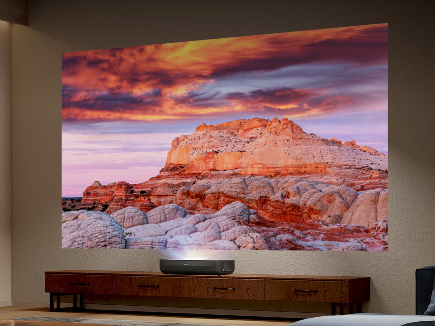 Hisense Laser TV PL2 4K | 80-150 Pollici, 2700 Lumen | Smart TV VIDAA Con Dolby Vision E Atmos - Foto 6